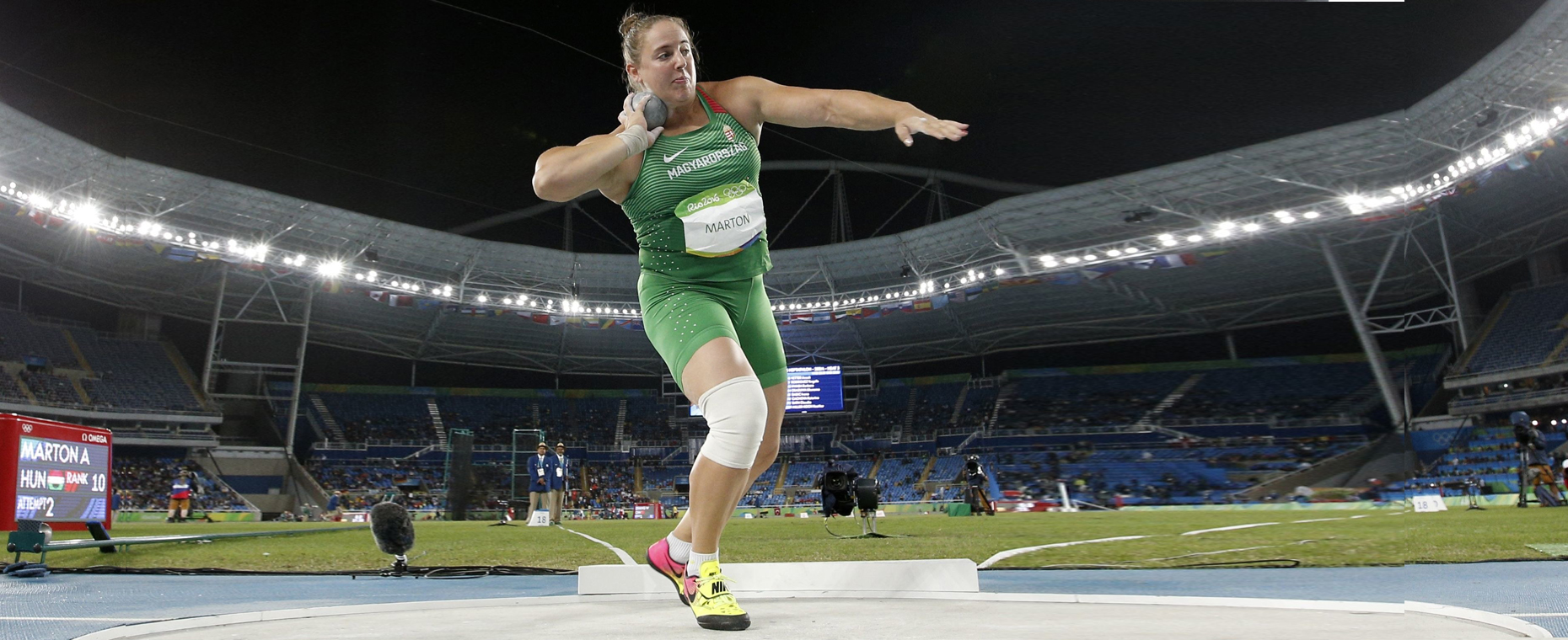 Riói bronzérmesünk Márton Anita súlylökés: 19,87 m